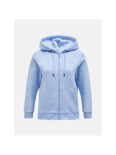 Bluza Peak Performance W Original Small Logo Zip Hood niebieski
