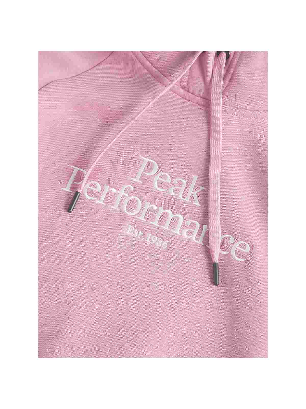 Bluza Peak Performance W Original Hood różowy
