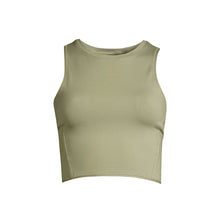 Top sportowy CASALL Overlap Crop zielony - Adventure Sports
