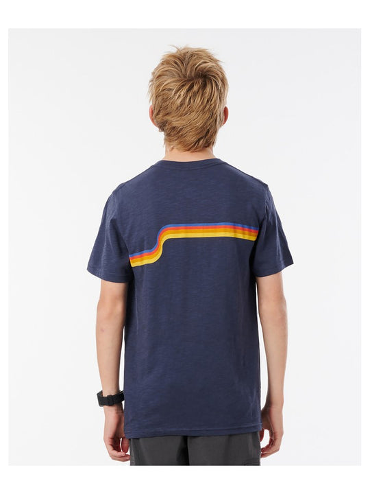 T-Shirt RIP CURL SURF REVIVAL TEE-BOYS granatowa - Koszulka - Adventure Sports
