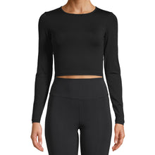 Koszulka CASALL Crop Long Sleeve czarny - Adventure Sports
