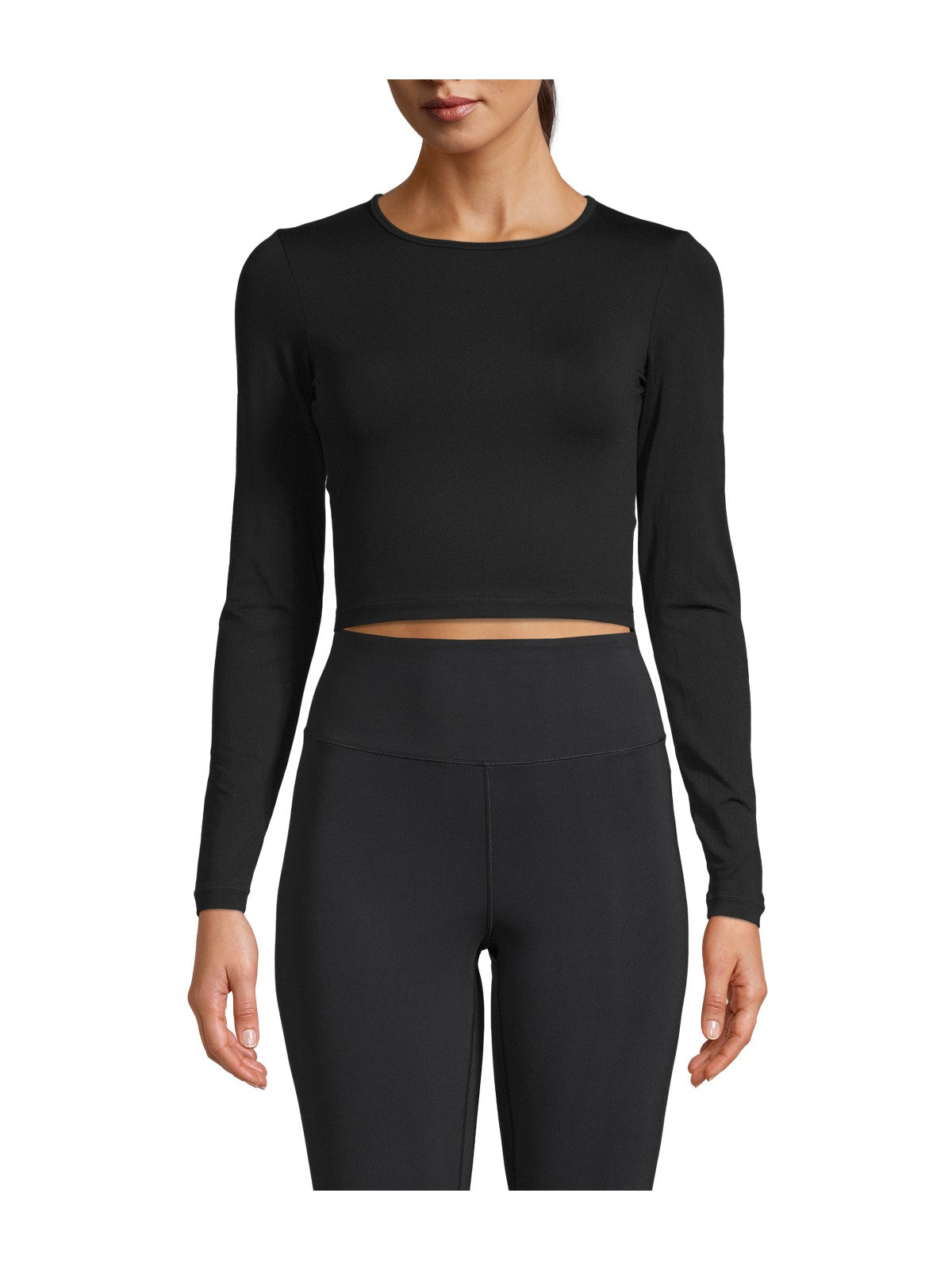 Koszulka CASALL Crop Long Sleeve czarny