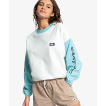 Bluza damska QUIKSILVER Moon horizons Women - biały / niebieski - Adventure Sports
