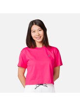 T-Shirt Rossignol W Rossi Tee Crop różowy