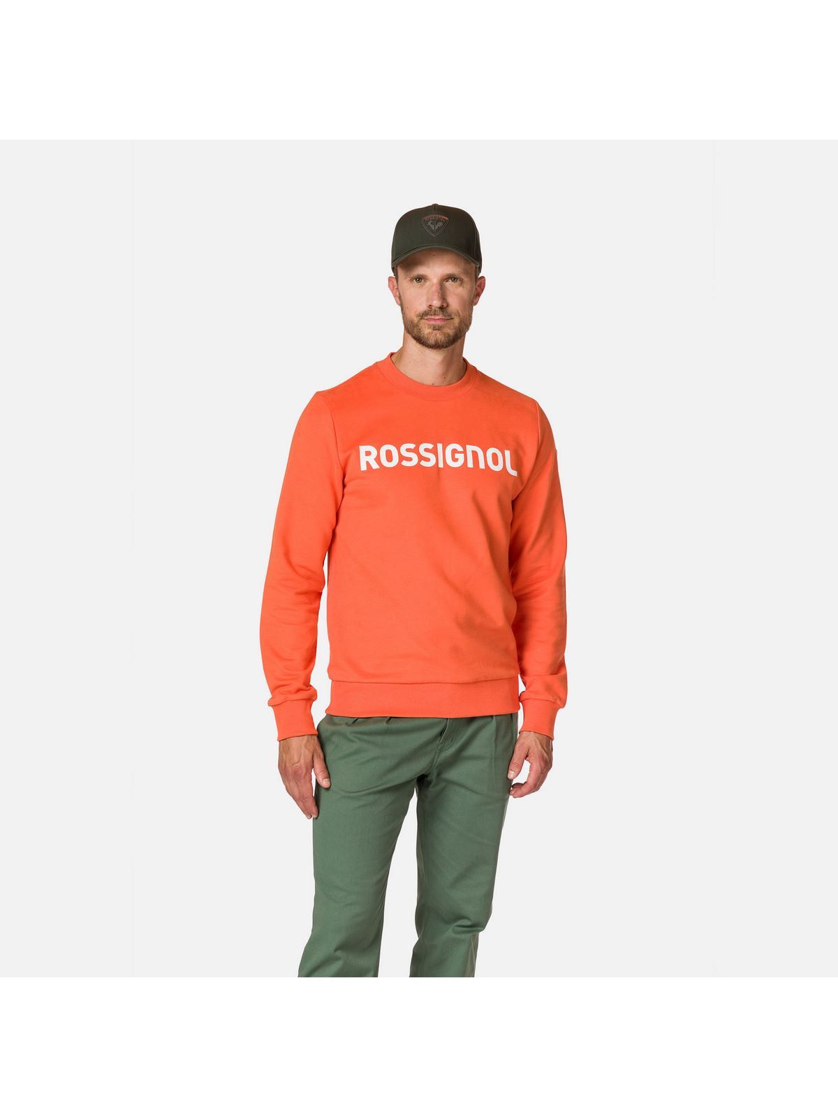 Bluza Rossignol Logo Sweat Rn Ft pomarańczowy