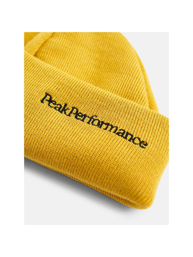 Czapka Peak Performance ARE HAT żółta