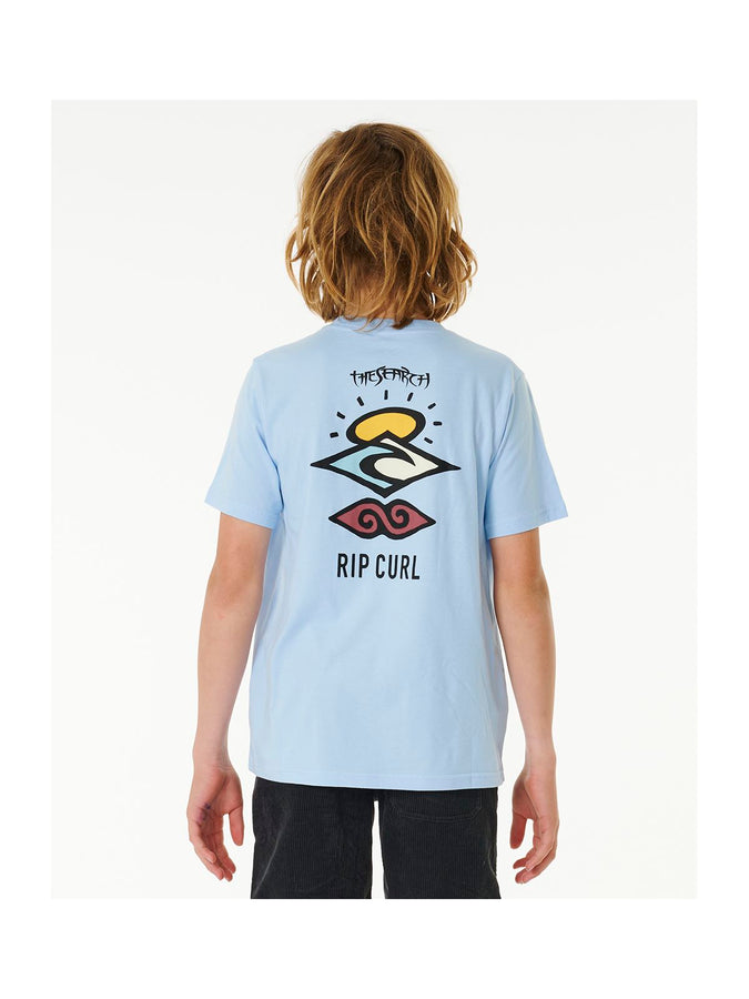T-Shirt chłopięcy RIP CURL Search Icon Tee -Boy niebieski