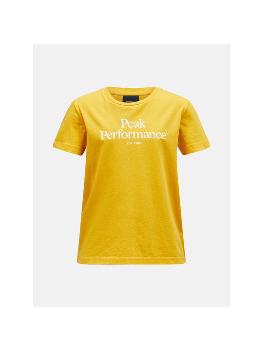 T-Shirt Peak Performance Jr Original Tee żółty
