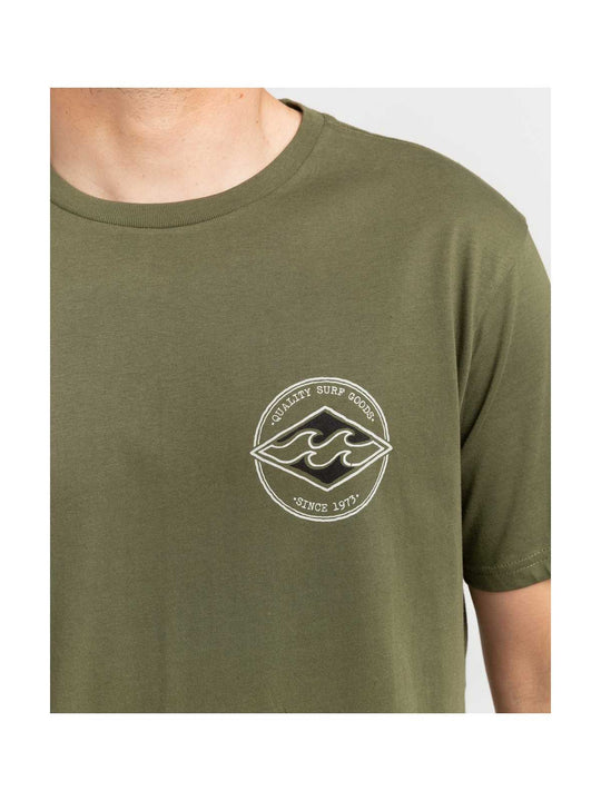 T-Shirt męski BILLABONG Rotor Diamond Tees - zielony