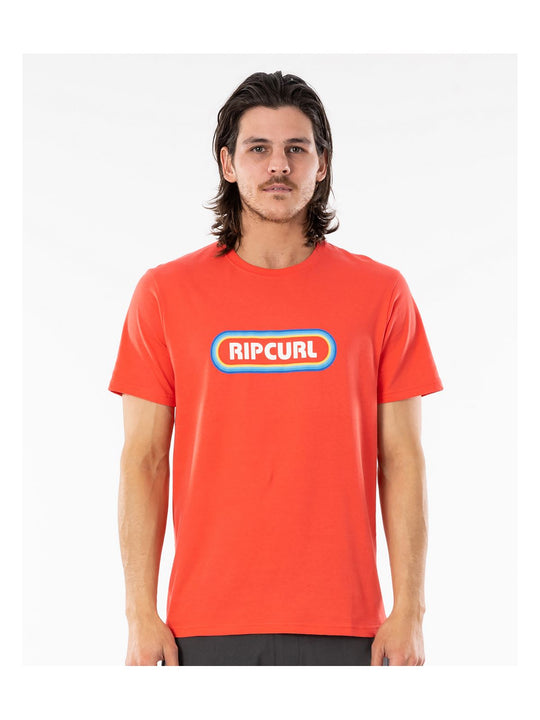 T-Shirt RIP CURL SURF REVIVAL HEY MUMA TEE czerwona - Koszulka - Adventure Sports
