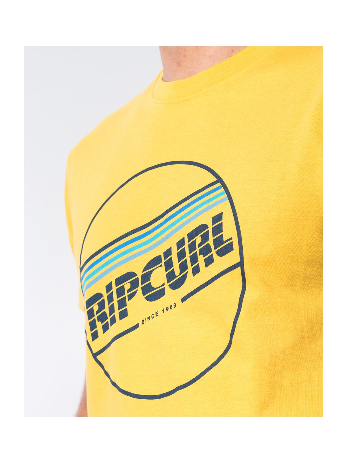 T-Shirt RIP CURL YO MAMA S/S TEE żółty - Koszulka - Adventure Sports