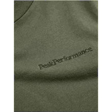 T-Shirt Peak Performance M Original Small Logo Tee zielony - Koszulka - Adventure Sports
