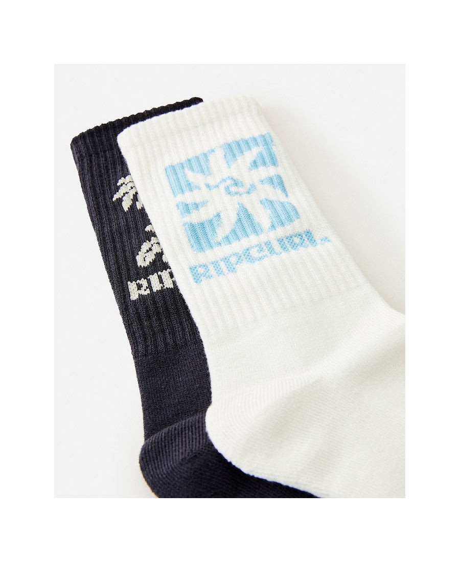 Skarpety RIP CURL Swc Art Eco Sock 2-Pk czarny