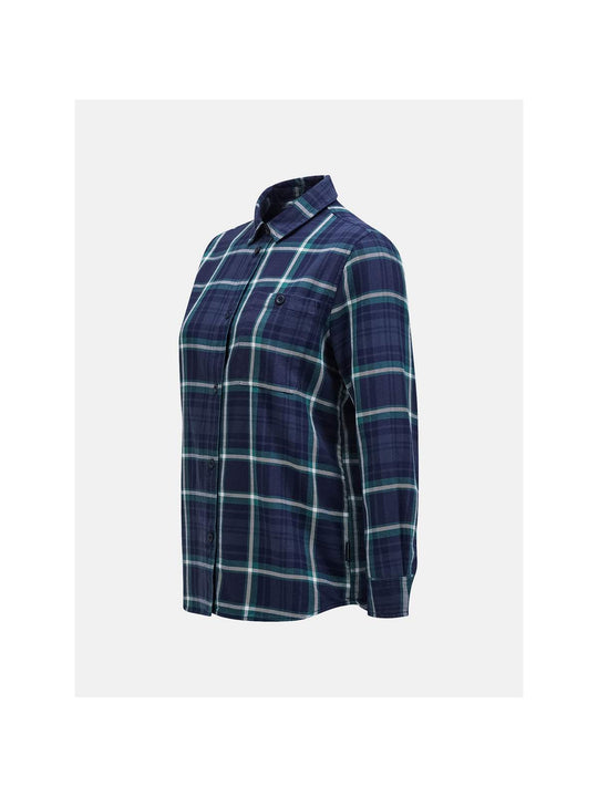 Koszula Peak Performance W Cotton Flannel Shirt granatowy
