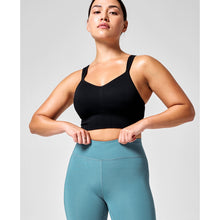 Stanik treningowy CASALL Seamless Rib Padded Sports Bra czarny - Bielizna - Adventure
