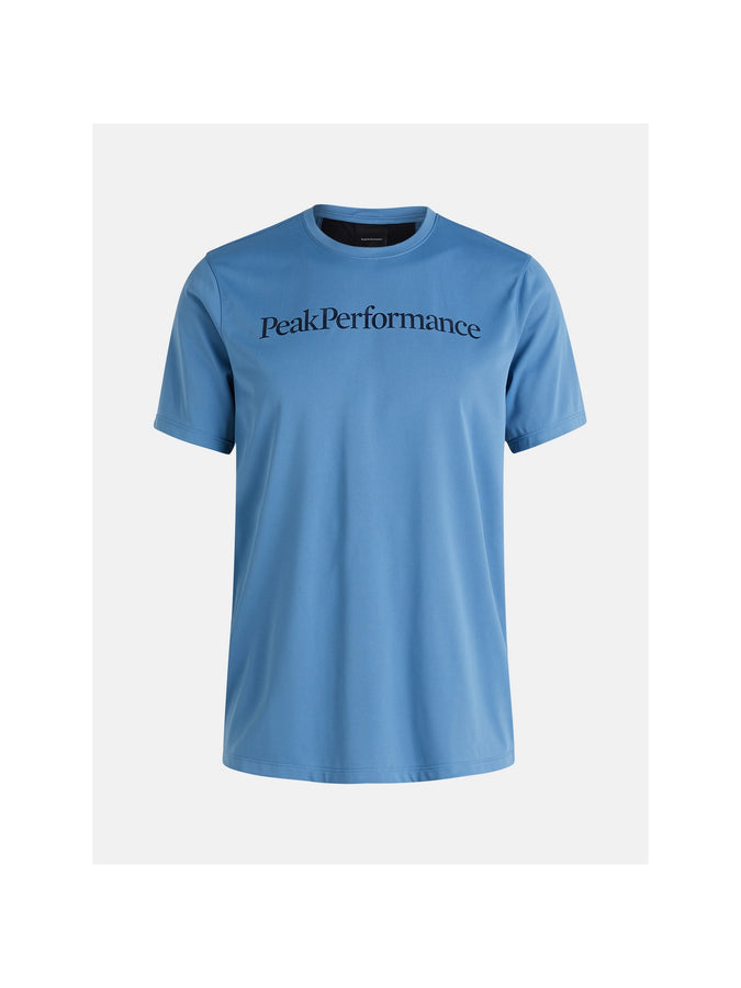 T-Shirt Peak Performance M Alum Light Short Sleeve niebieski