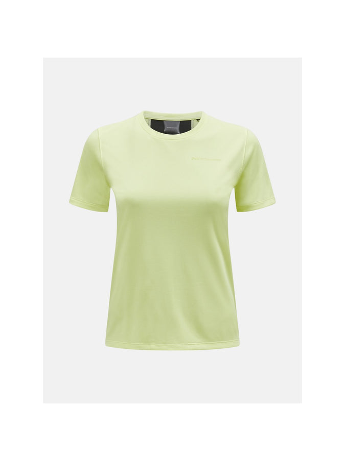 T-Shirt Peak Performance W Alum Light Short Sleeve żółty