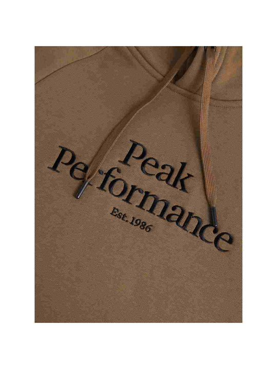 Bluza Peak Performance M Original Hood brązowy - Adventure Sports
