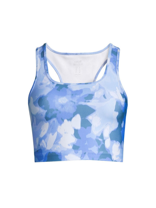 Top do ćwiczeń CASALL Blossom Square Neck Sports niebieski - Adventure

