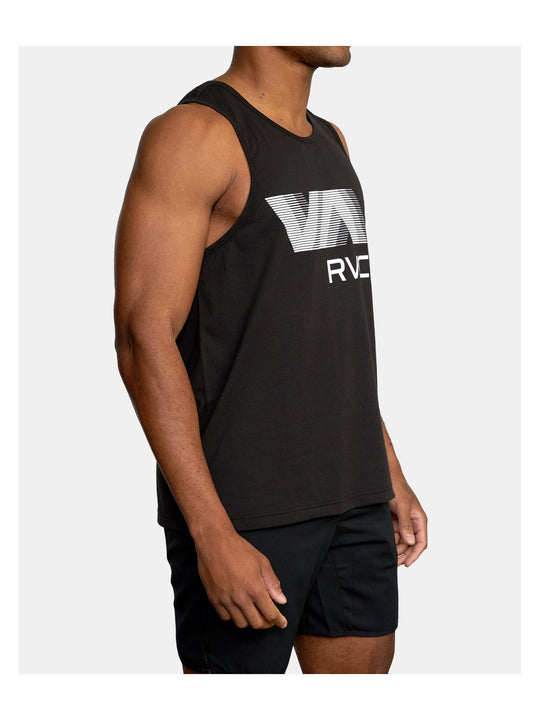Top RVCA Va Rvca Blur Tank czarny - Adventure Sports
