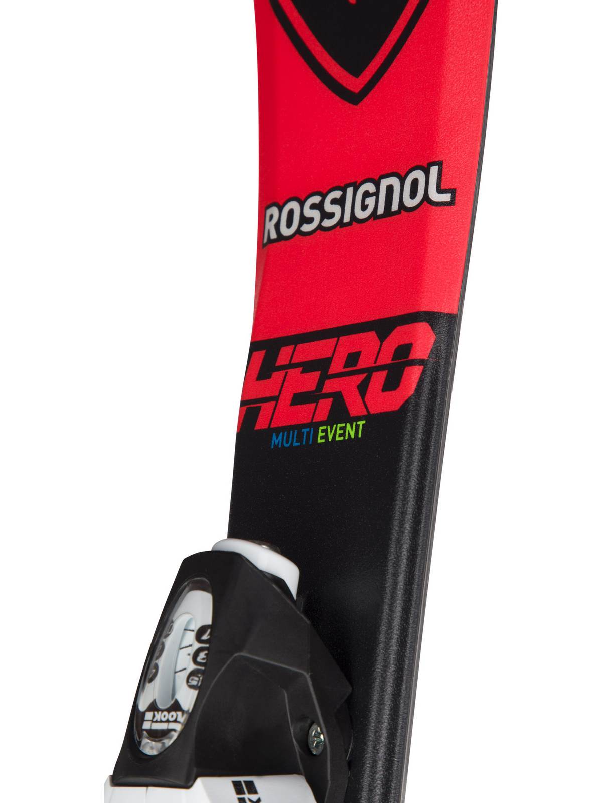 Narty dziecięce ROSSIGNOL HERO Pro Team + wiązania LOOK 4 Gw Black Bulk - Adventure Sports