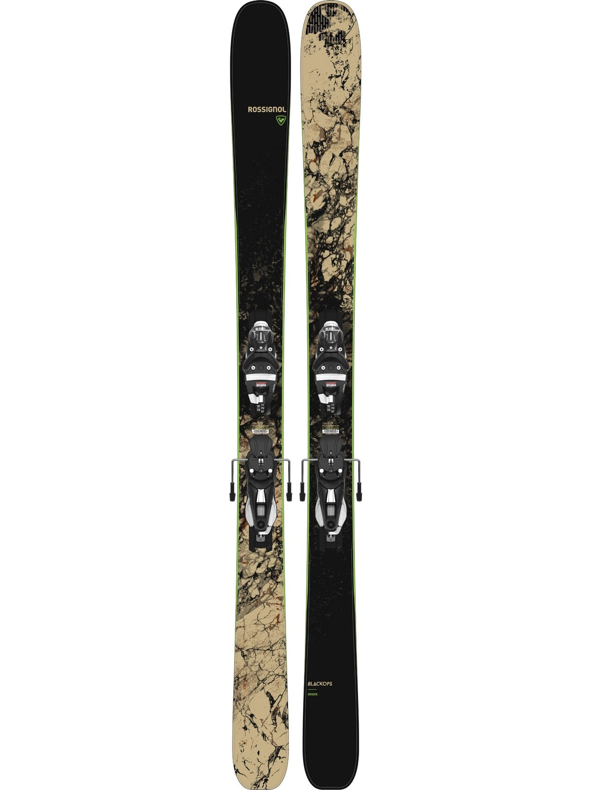 Narty ROSSIGNOL BLACKOPS SENDER + wiązania LOOK NX 12 KONECT GW B120 BLACK - Adventure Sports
