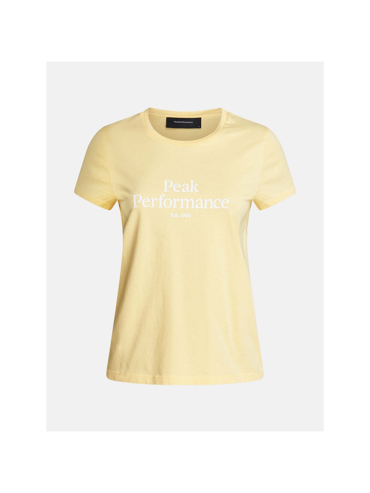 T Shirt Peak Performance W Original Tee - żółty - Koszulka - Adventure Sports