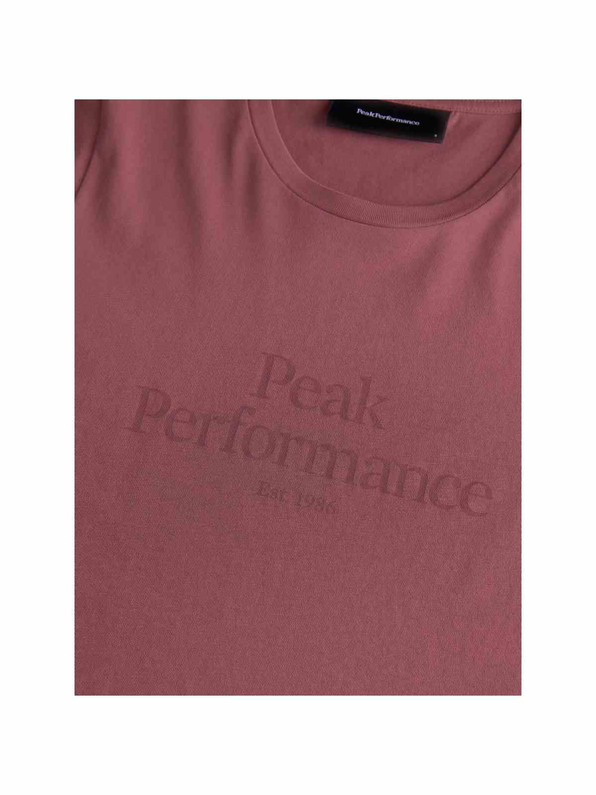 T Shirt Peak Performance W Original Tee - brązowy