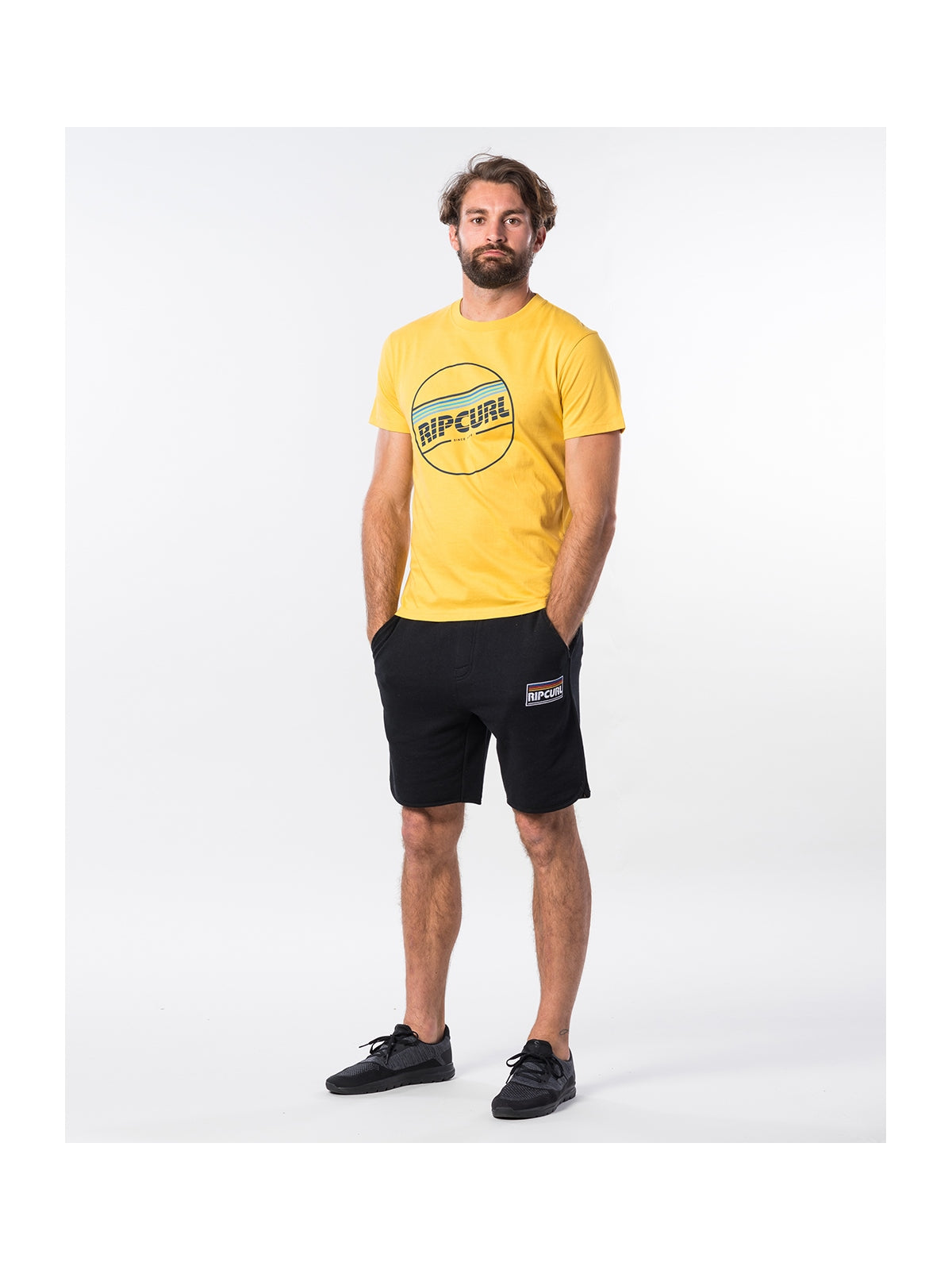 T-Shirt RIP CURL YO MAMA S/S TEE żółty - Koszulka - Adventure Sports