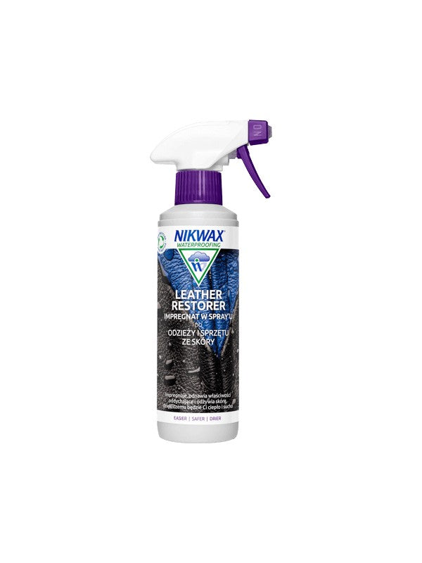 Impregnat Nikwax Leather Restorer Spray-On 300 ml - Środki Czyszczące - Adventure Sports