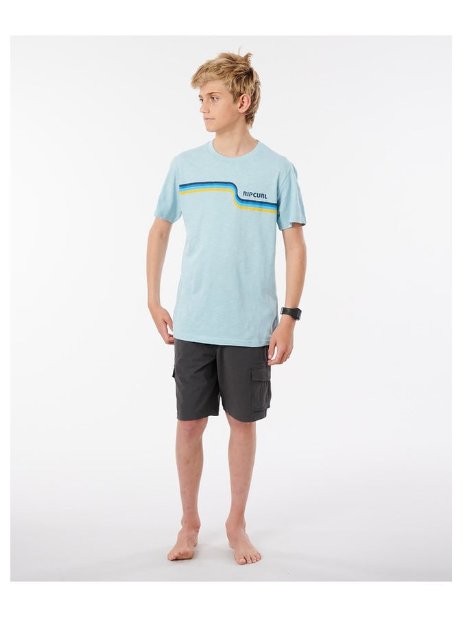 T-Shirt RIP CURL SURF REVIVAL TEE-BOYS błękitna