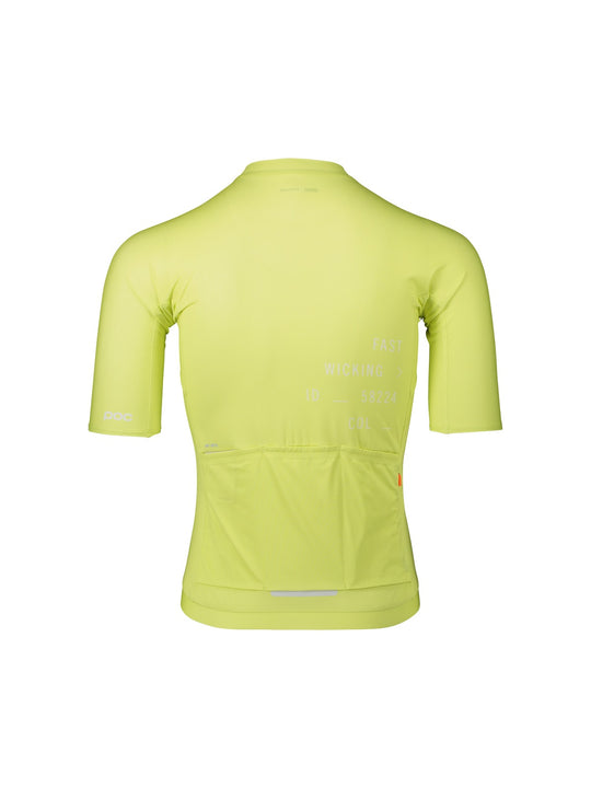 Koszulka rowerowa POC M&#39;s PRISTINE PRINT Jersey - żółty