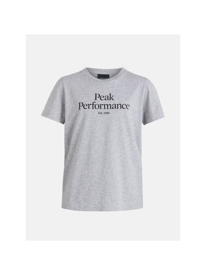T-Shirt Peak Performance Jr Original Tee szary