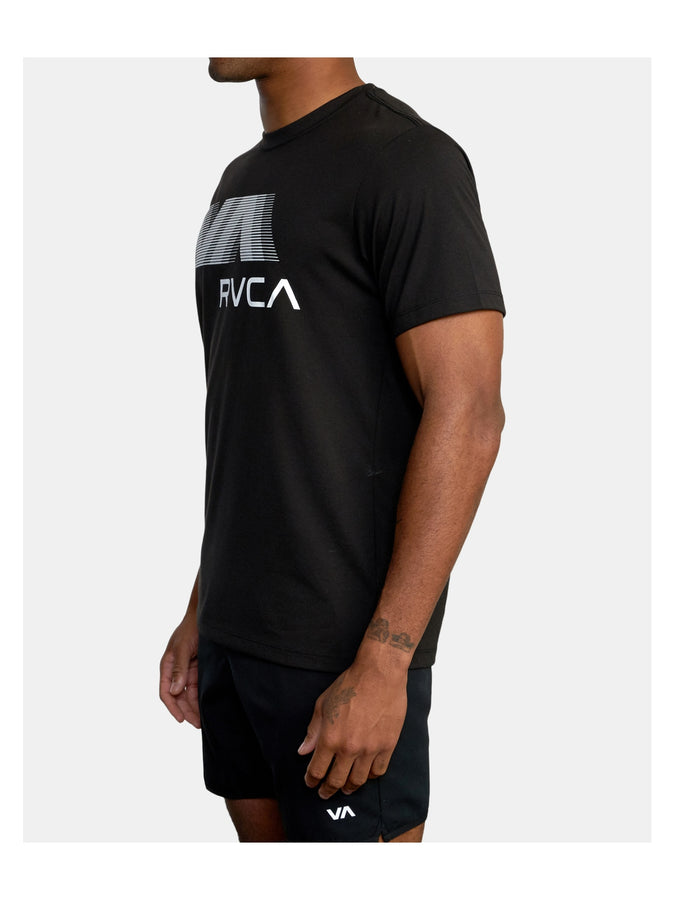 T-Shirt RVCA Va Rvca Blur Ss czarny