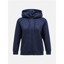 Bluza damska Peak Performance W Original Small Logo Zip Hood granatowa - Adventure Sports
