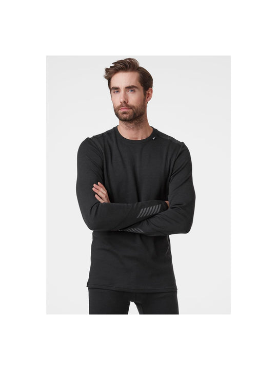 Koszulka Helly Hansen Lifa Merino Midweight Crew czarny
