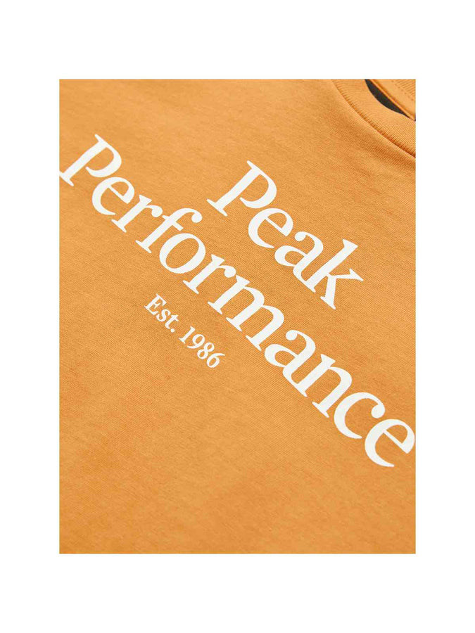 T-Shirt Peak Performance Jr Original Tee pomarańczowy