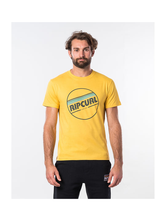 T-Shirt RIP CURL YO MAMA S/S TEE żółty - Koszulka - Adventure Sports
