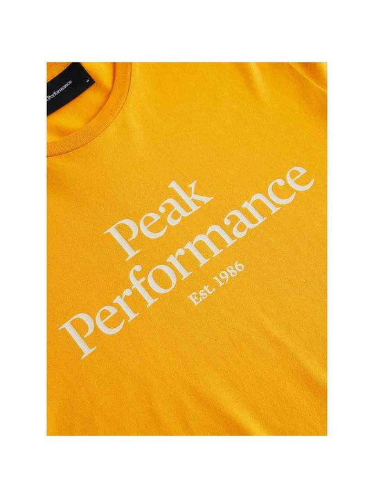 T-Shirt Peak Performance M Original Tee żółty