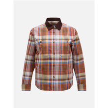 Koszula Peak Performance W Heavy Cotton Shirt brązowa krata - Adventure Sports
