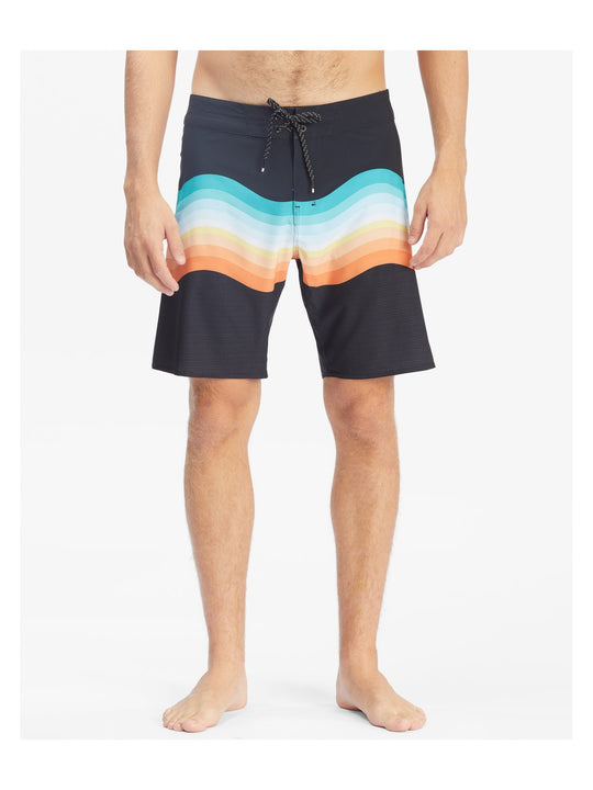 Boardshorty BILLABONG T Street Airlite M Bdsh - czarny/pomarańczowy/niebieski - Adventure Sports
