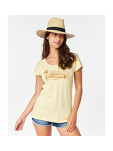 T-Shirt RIP CURL Playabella Graphic Tee - jasny żółty