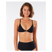 Biustonosz kąpielowy RIP CURL Premium Surf Banded Fixed Tri czarny - Stroje kąpielowe - Adventure Sports
