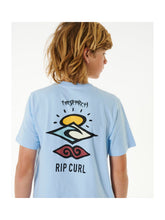 T-Shirt chłopięcy RIP CURL Search Icon Tee -Boy niebieski
