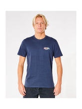 T-Shirt RIP CURL Surf Revival Inverted Tee - granatowy
