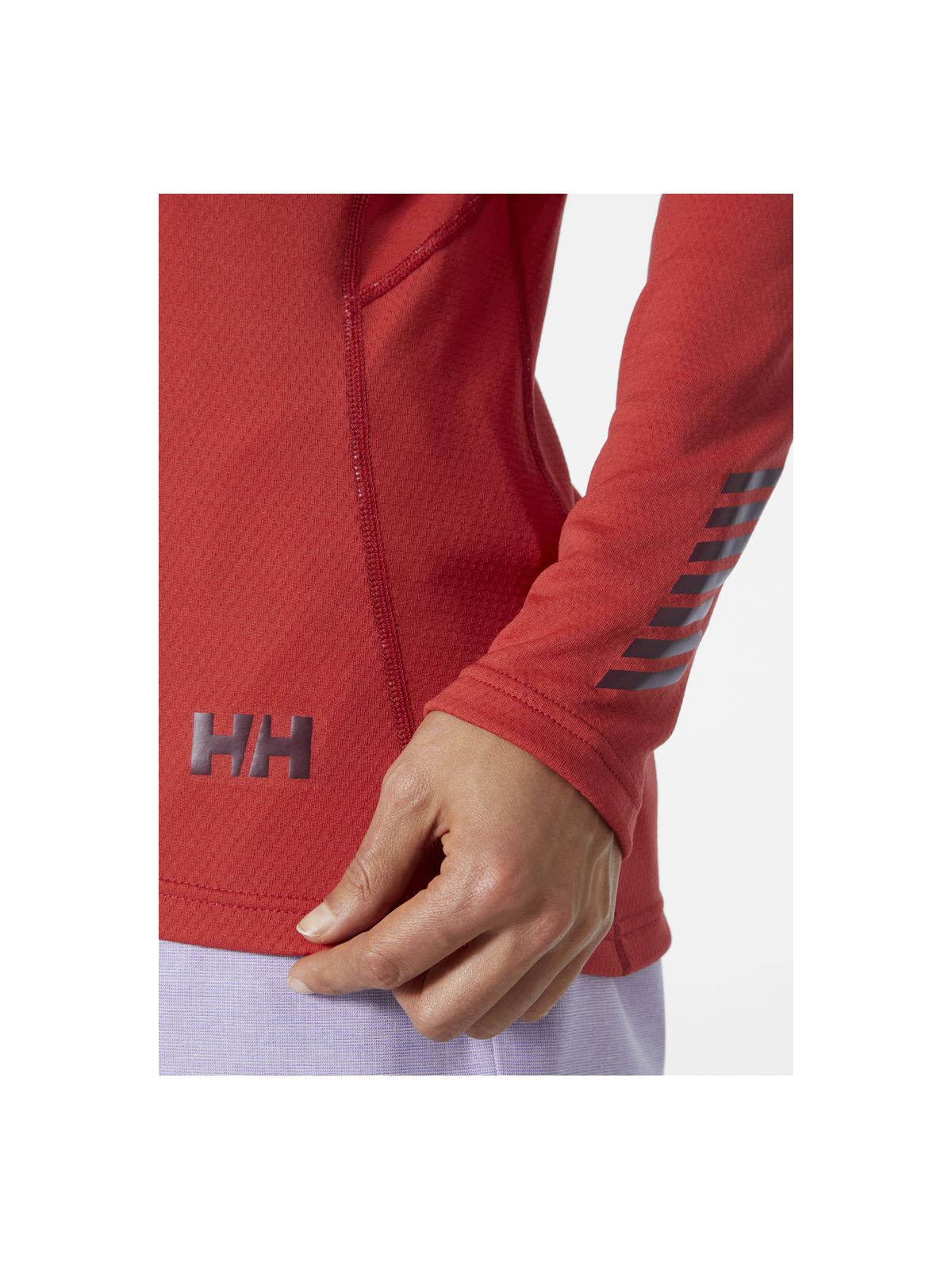 Koszulka termoaktywna Helly Hansen W Lifa Active Crew czerwony - Adventure Sports