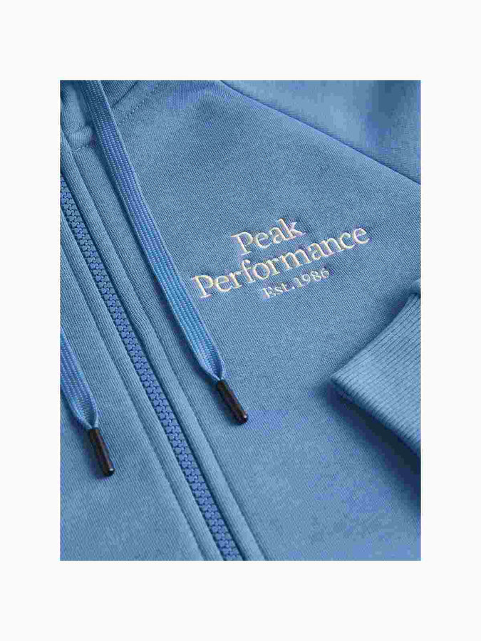Bluza Peak Performance W Original Zip Hood niebieski