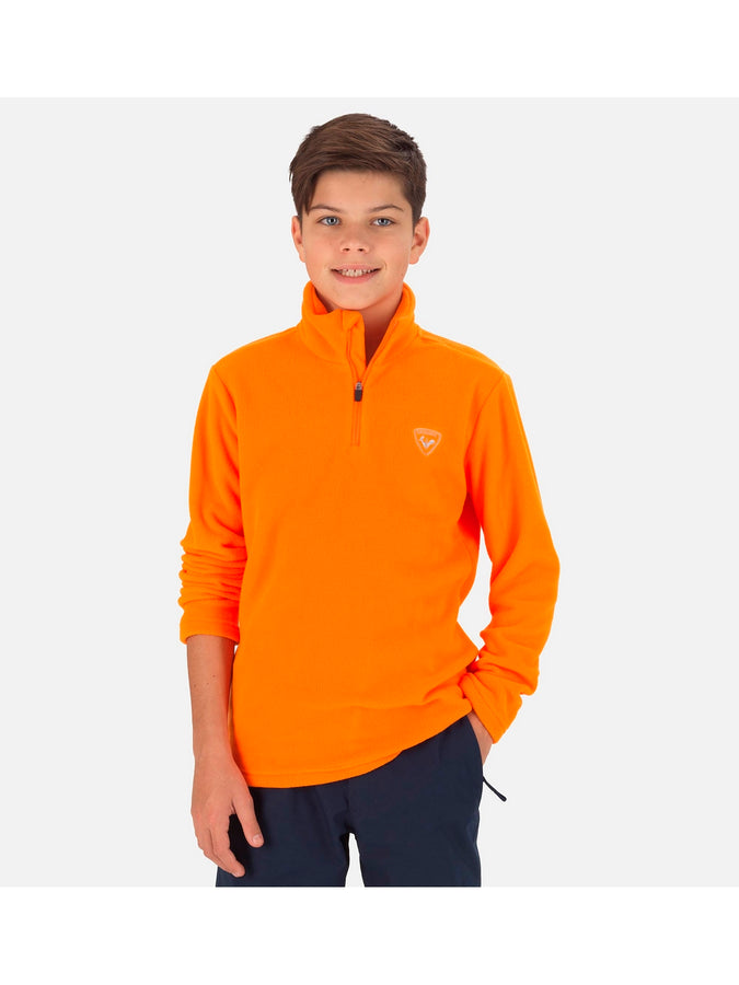Bluza ROSSIGNOL Boy 1/2 Zip Fleece pomarańczowy
