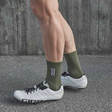 Skarpety rowerowe POC Flair Sock Mid zielony | czarny - Adventure Sports
