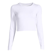 Koszulka CASALL Crop Long Sleeve biały - Adventure Sports

